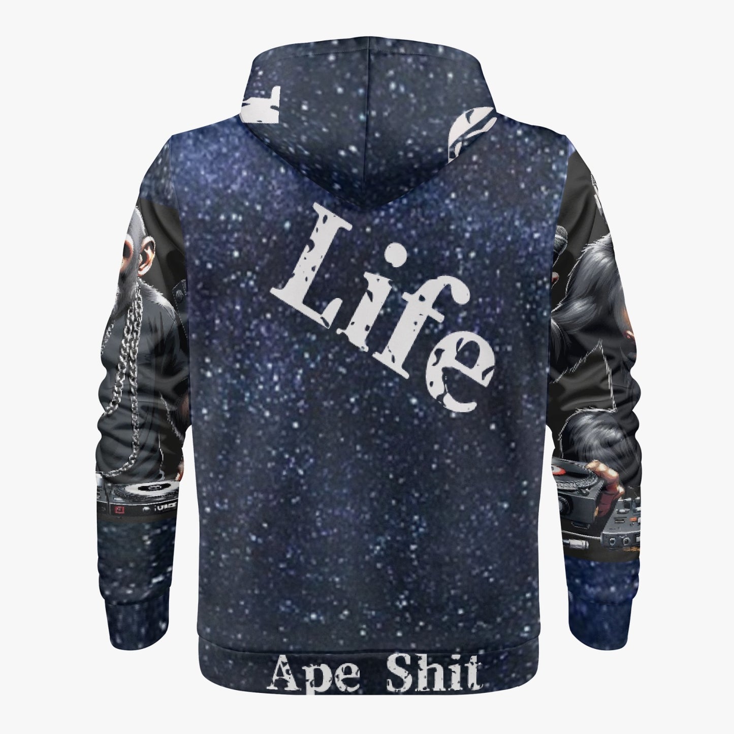 222. Men's AOP Full Zip Up Hoodie