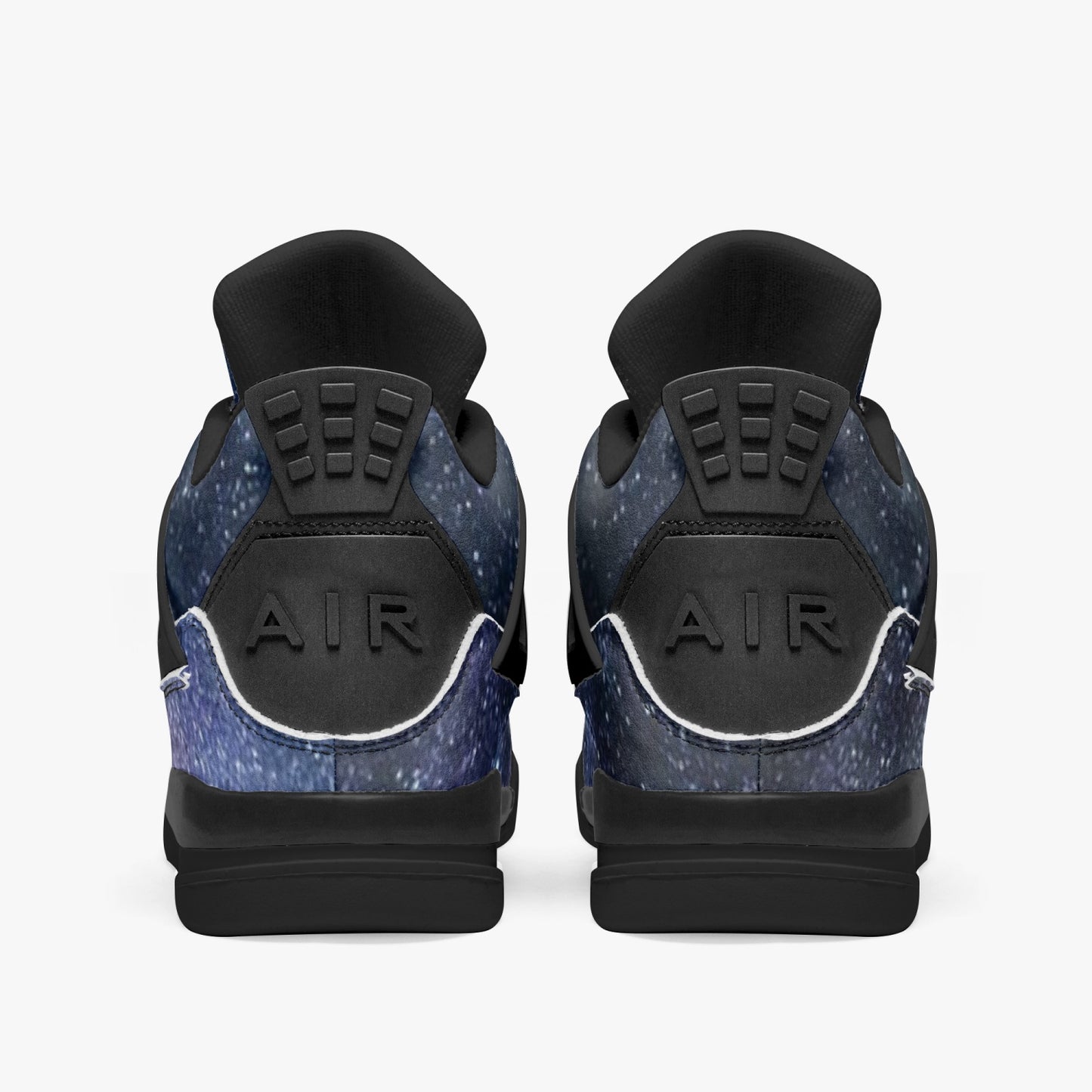 blue skys Basketball Sneakers -Black Sole