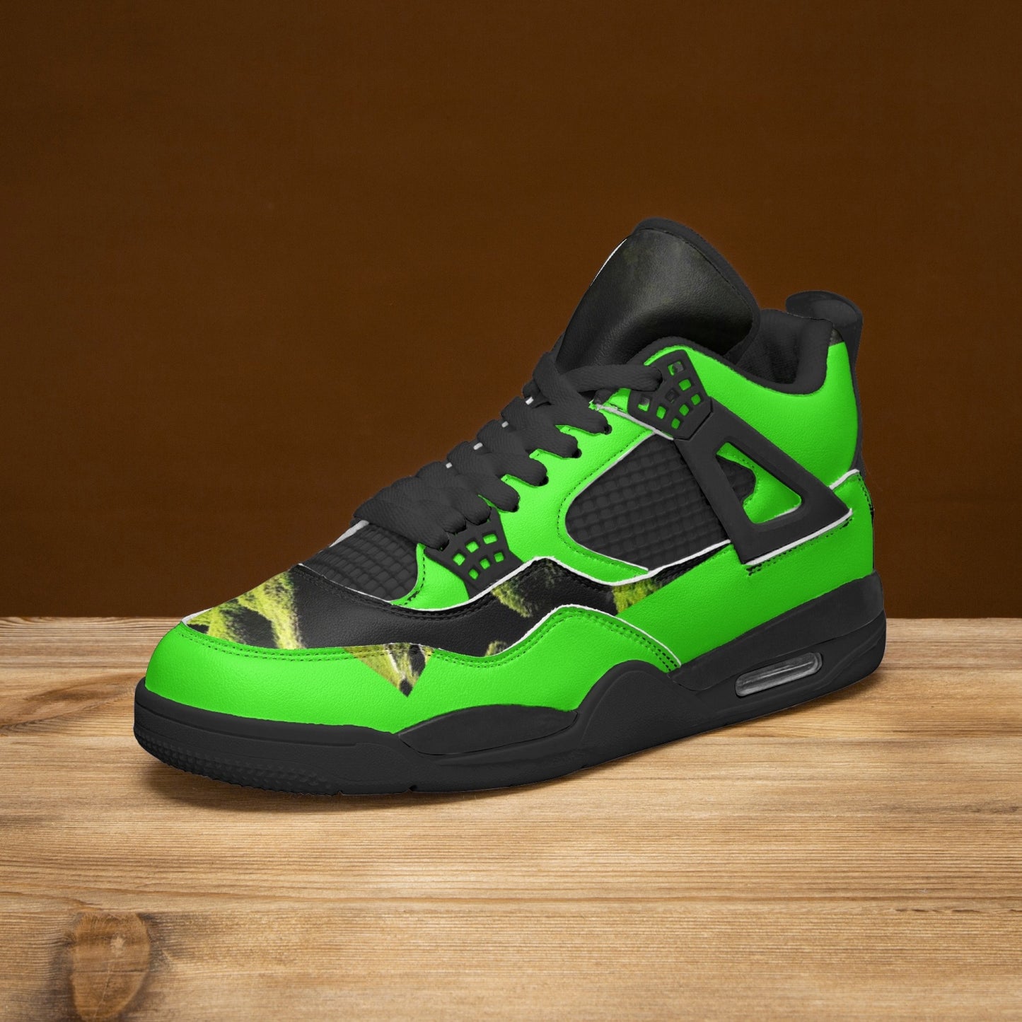 698. AJ4 Basketball Sneakers -Black Sole