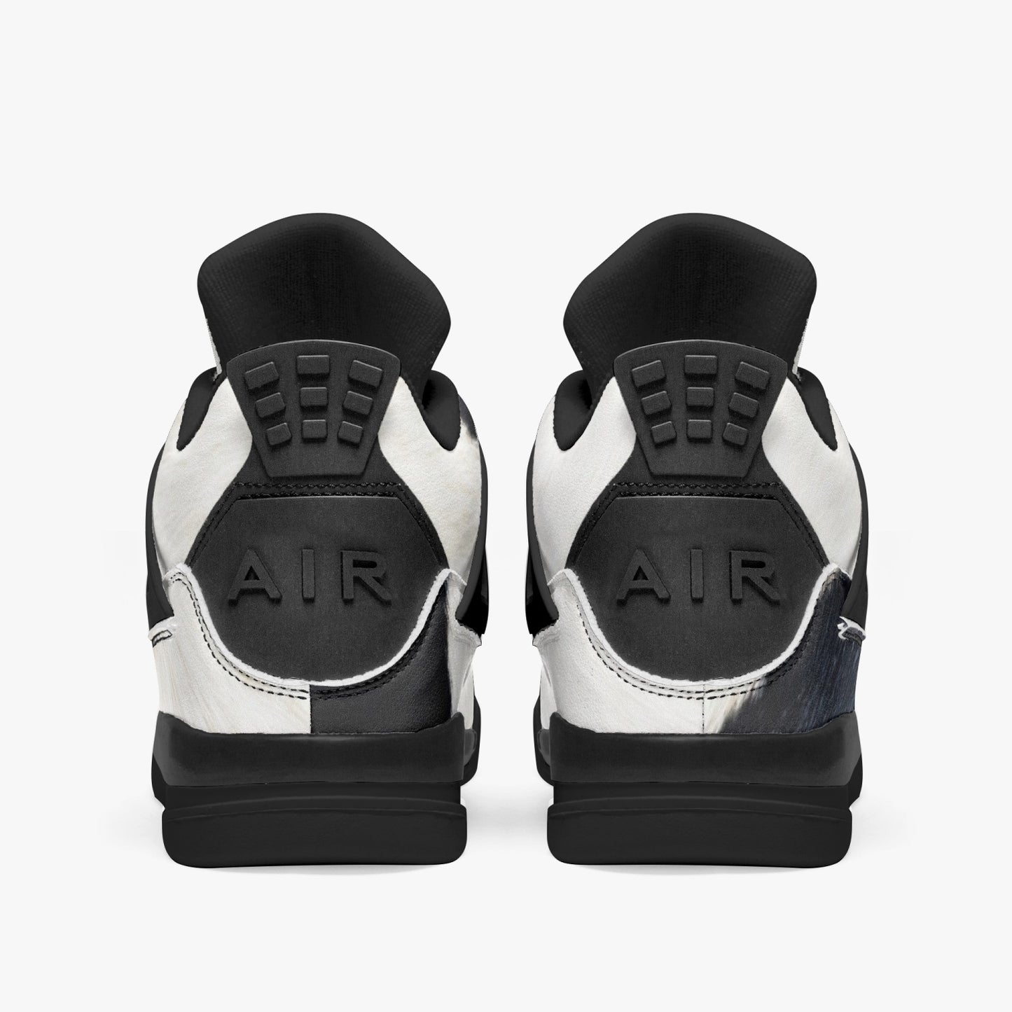 698. AJ4 Basketball Sneakers -Black Sole